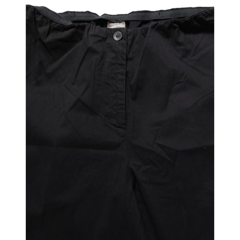 QL2 Black High-Waisted Straight Chino Women Trouser Women's Pants